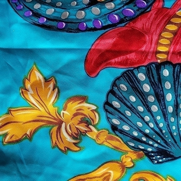 Sarah Spencer Vintage 90s Silk Turquoise Slip Dress Y2K - Picture 14 of 17